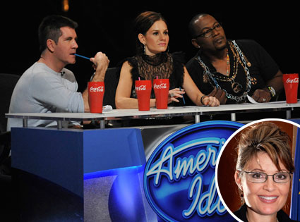 American Idol, Simon Cowell, Kara DioGuardi, Randy Jackson, Sarah Palin American Idol, Simon Cowell, Kara DioGuardi, Randy Jackson, Sarah Palin